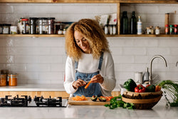 Image of Pro Chefly own Chef Jasmine using Japanese VG-10 Knives