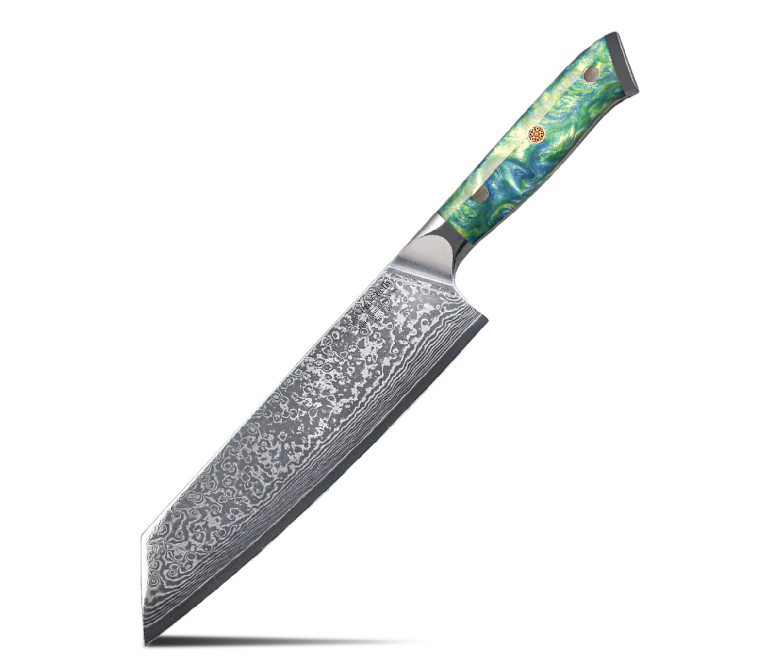 8.5" Damascus Kiritsuke Knife