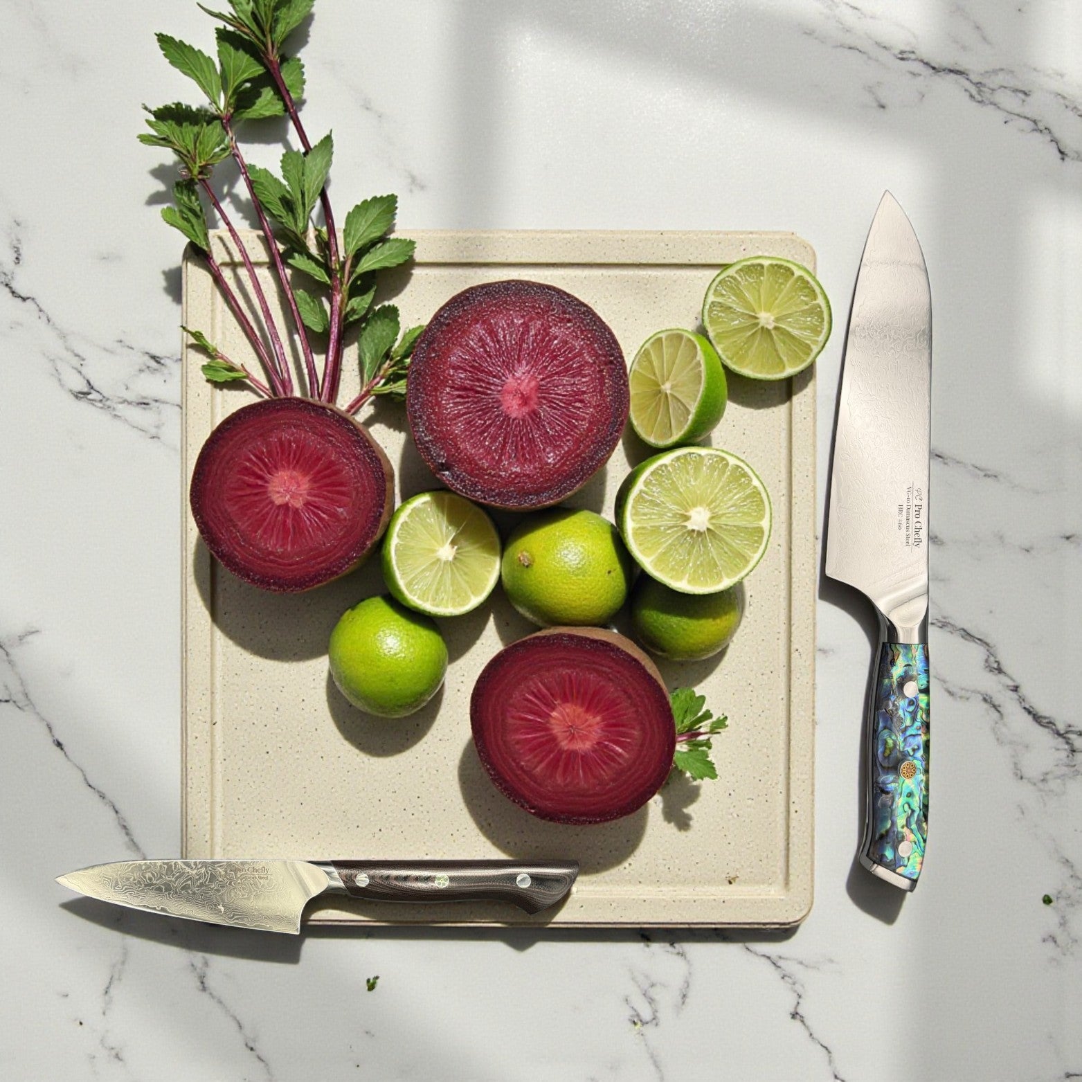 Image of Santoku and Paring