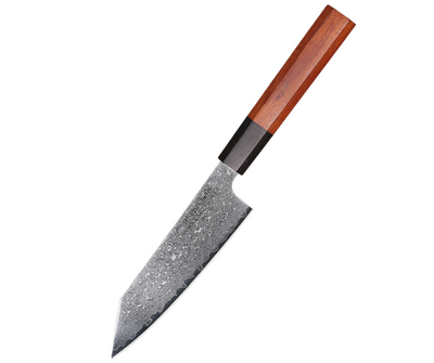 5" Damascus Mini Bunka Knife