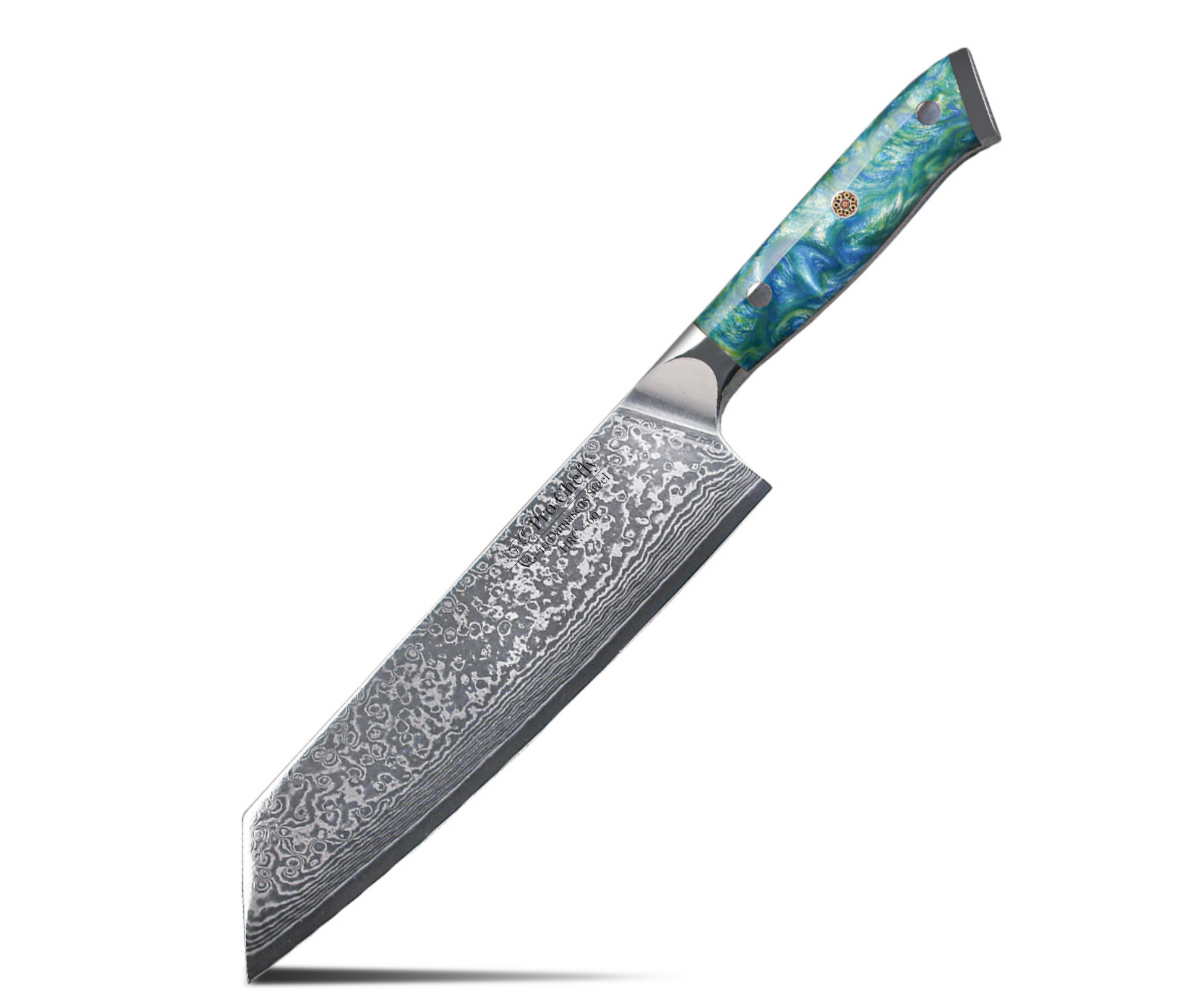 8.5" Damascus Kiritsuke Knife