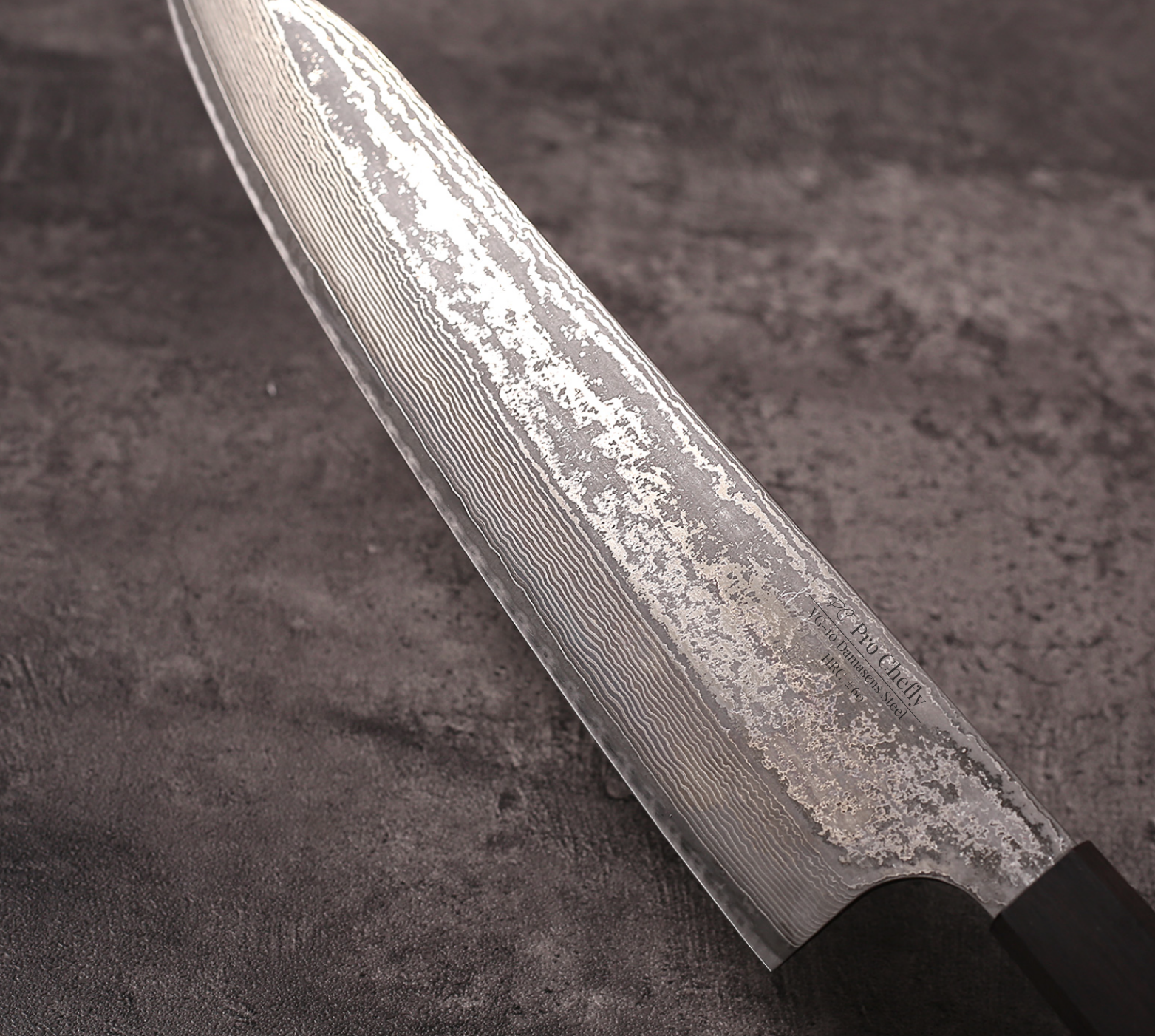 9" Damascus Kiritsuke Knife