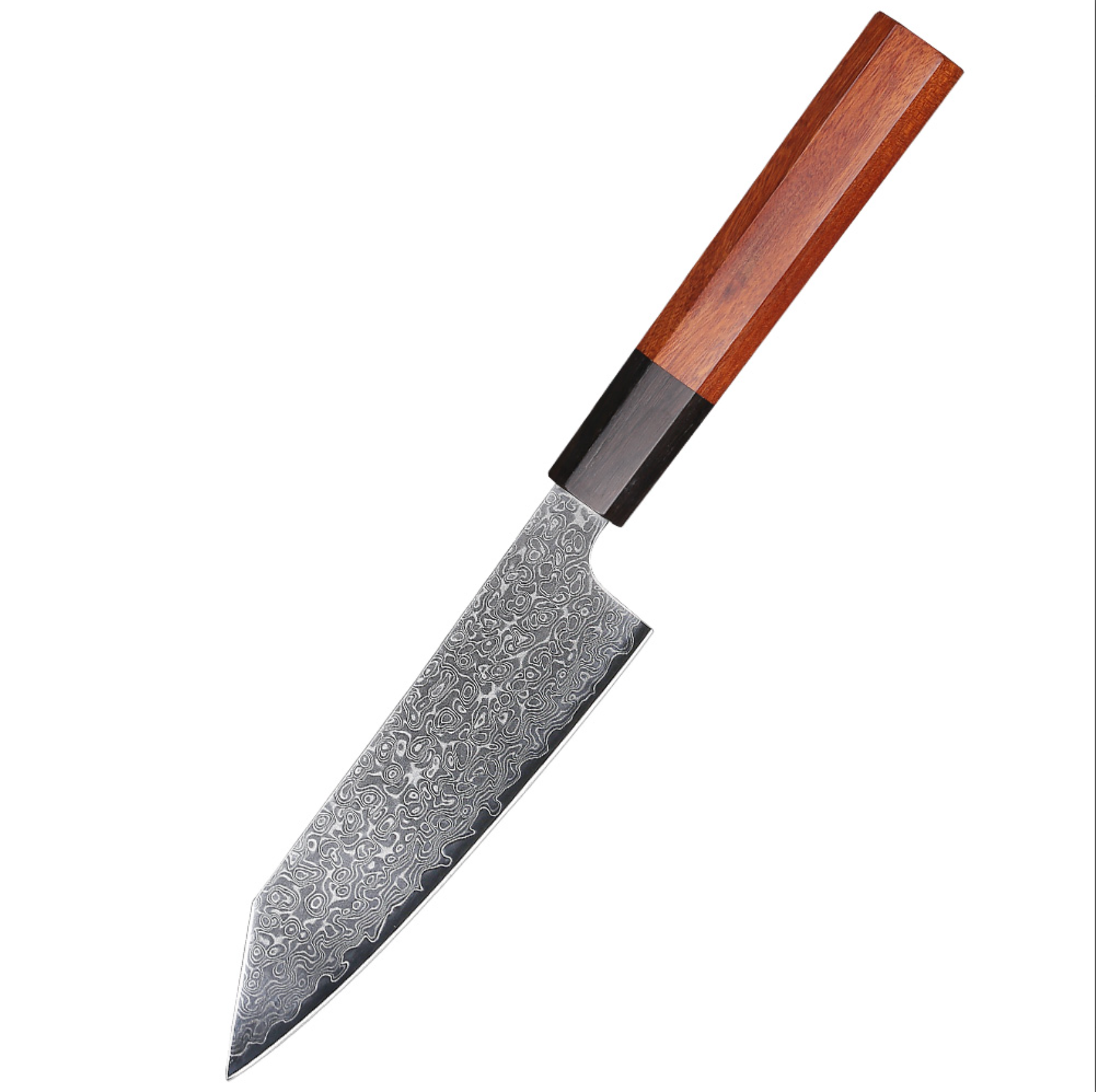 5" Damascus Mini Bunka Knife