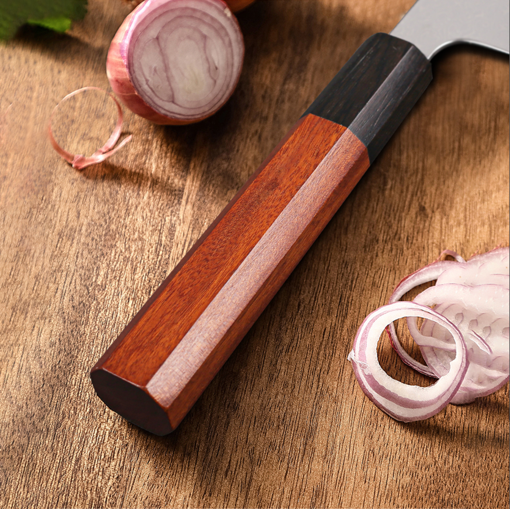 5" Damascus Mini Bunka Knife