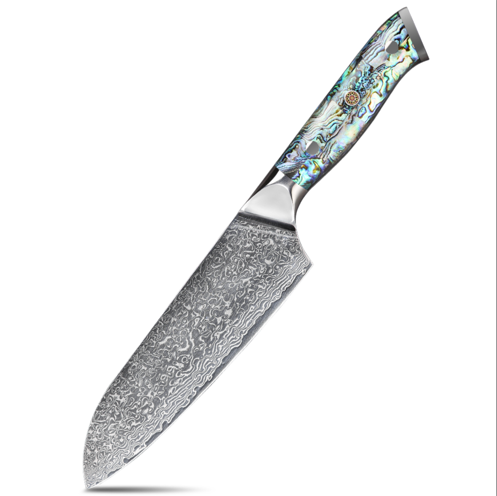 7” Damascus Santoku Knife