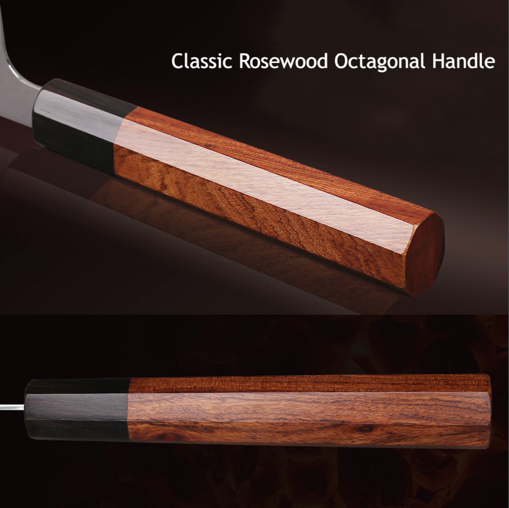 7" Damascus Santoku Knife