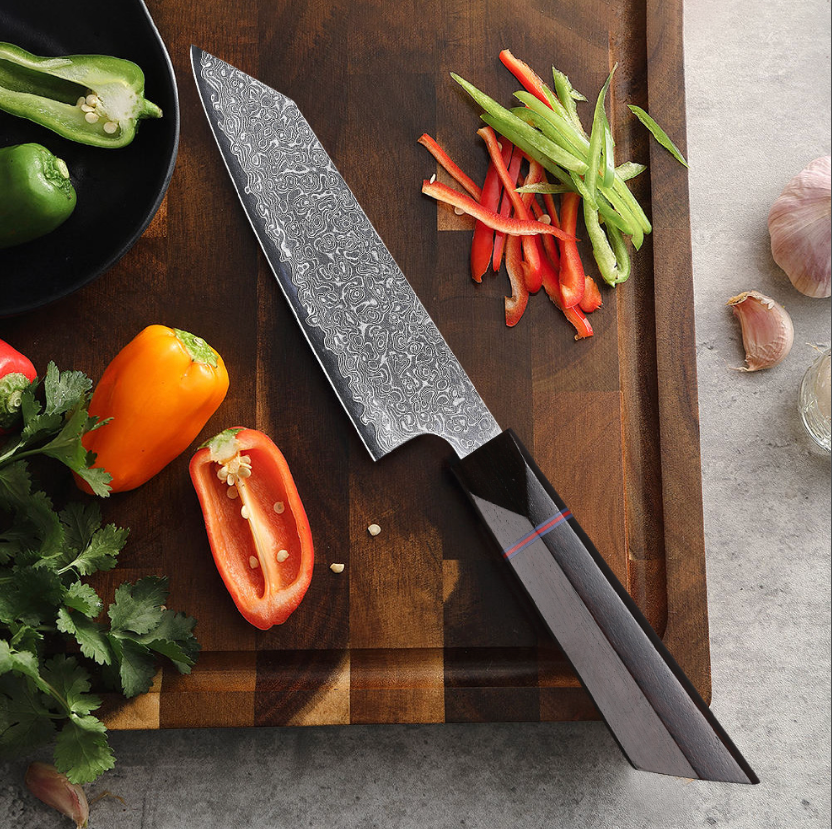 5" Damascus Petty Knife
