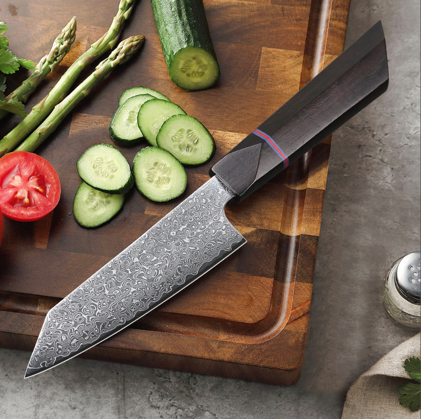 5" Damascus Petty Knife